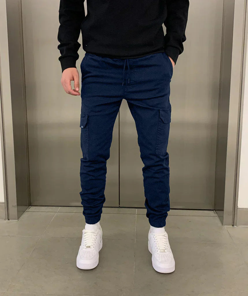 Pederik | Slim fit cargojoggingbroek voor heren – meerdere zakken, casual streetwear broek