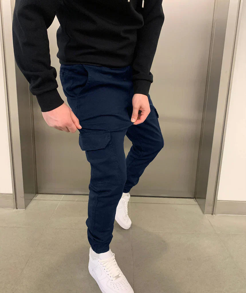 Pederik | Slim fit cargojoggingbroek voor heren – meerdere zakken, casual streetwear broek