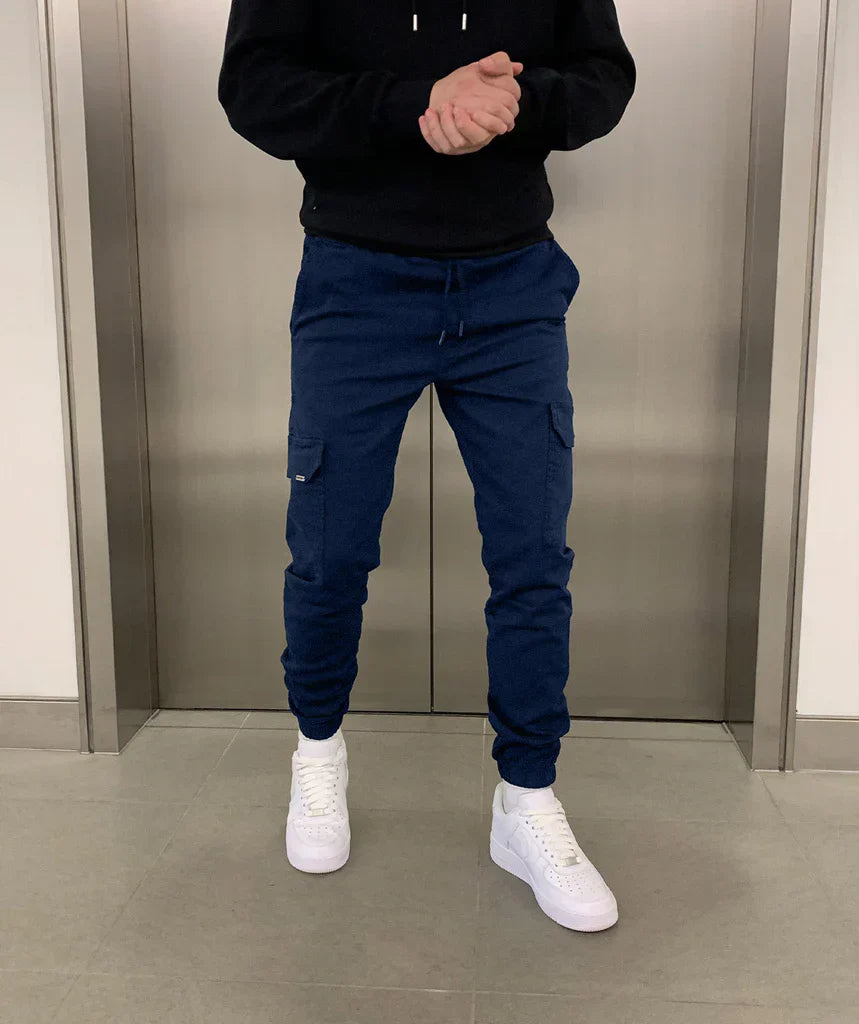 Pederik | Slim fit cargojoggingbroek voor heren – meerdere zakken, casual streetwear broek