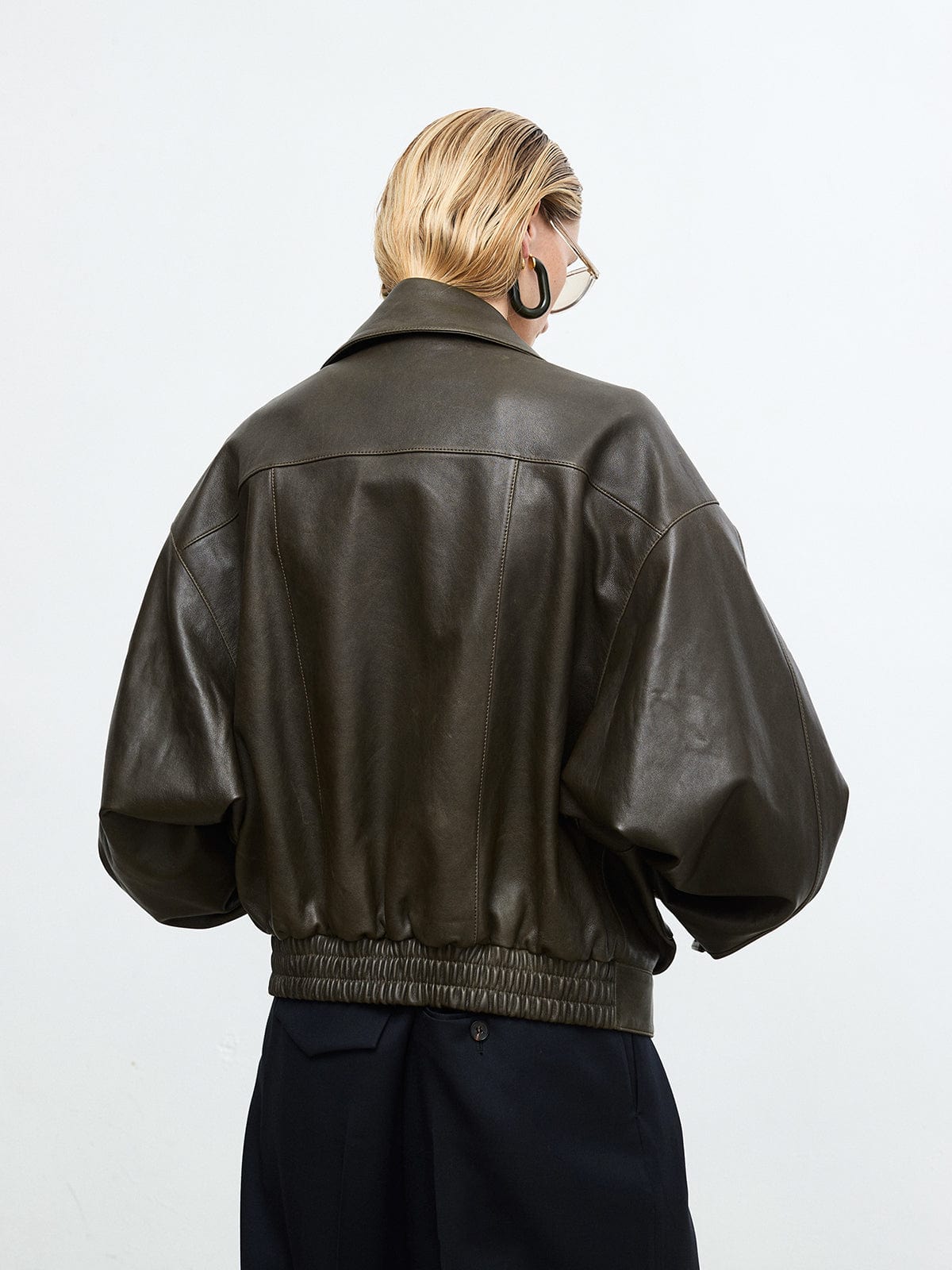 Frigg | Retro kunstleren damesjas, casual PU-jas, stijlvolle bruine bovenkleding
