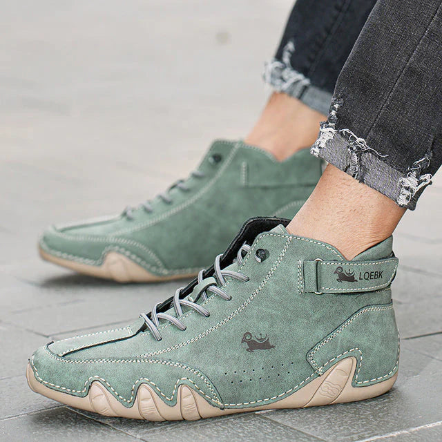 Bootrek | Heren Suède Enkellaars Sneakers – Stijlvolle Casual Boots met Slijtvaste Antislip Zool