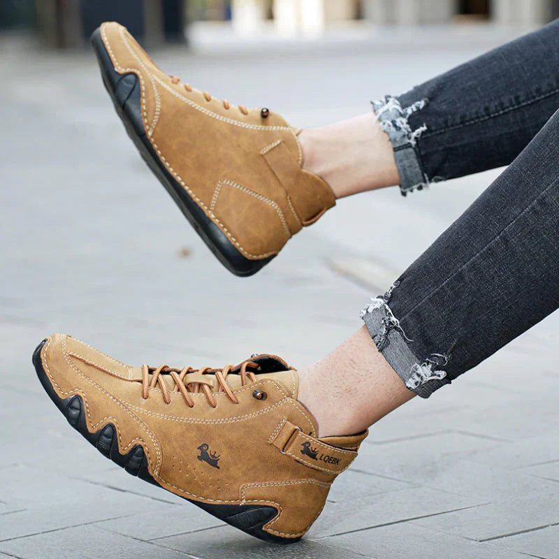 Bootrek | Heren Suède Enkellaars Sneakers – Stijlvolle Casual Boots met Slijtvaste Antislip Zool