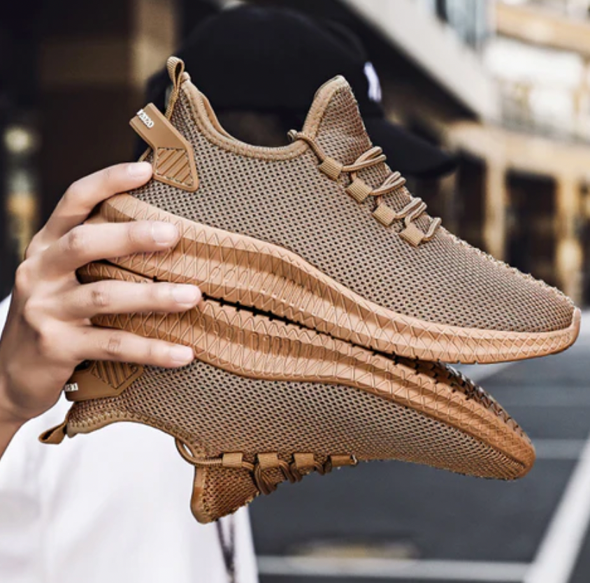 CushionRun | Orthopedische herensneakers - Ademend, lichtgewicht, comfortabele sportschoenen met demping