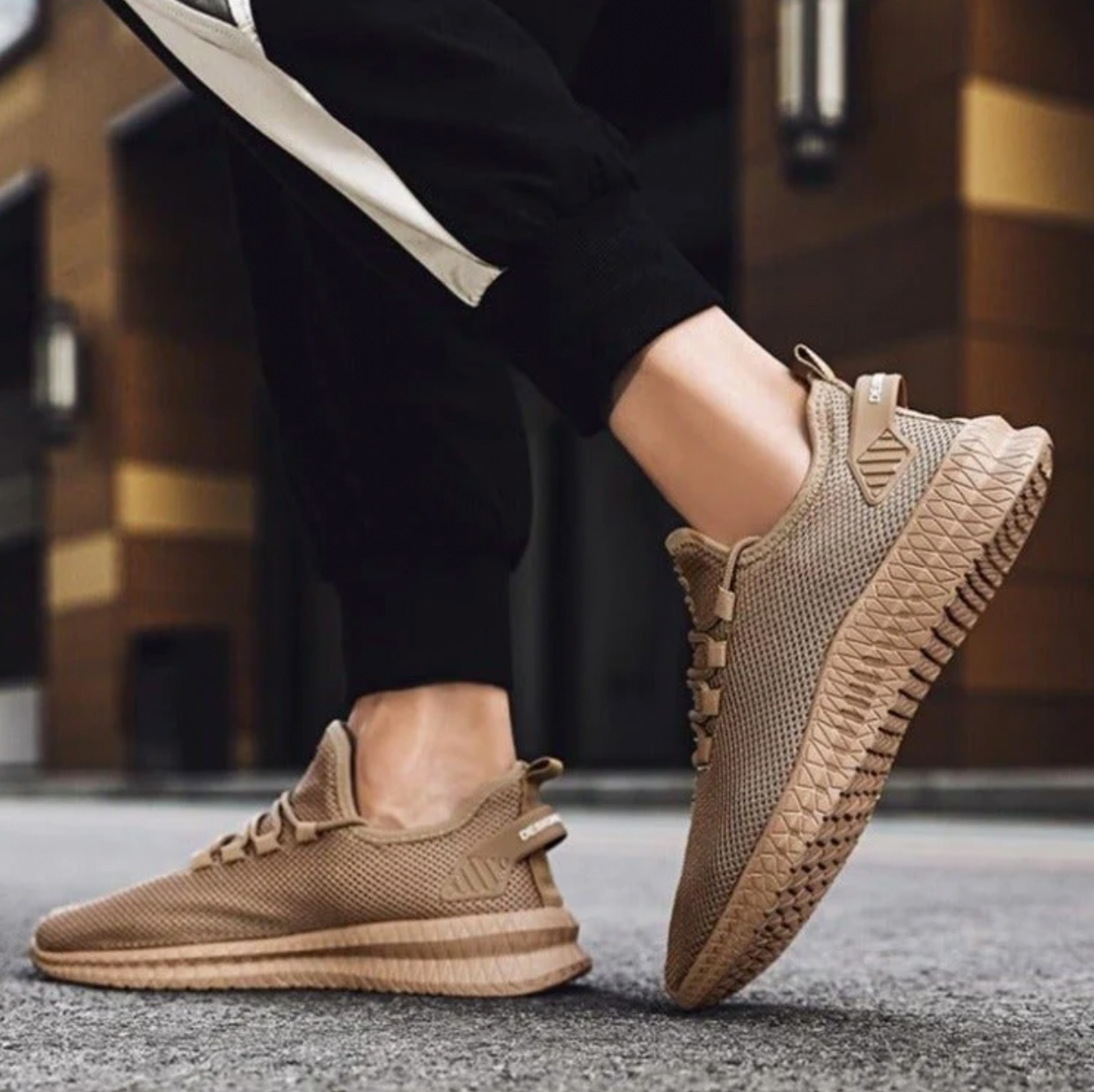 CushionRun | Orthopedische herensneakers - Ademend, lichtgewicht, comfortabele sportschoenen met demping