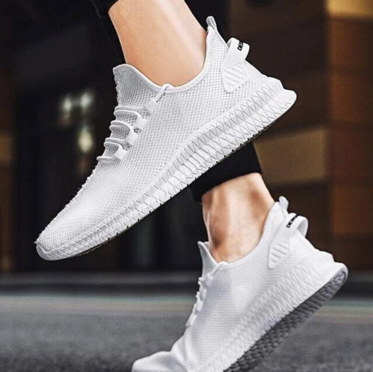 CushionRun | Orthopedische herensneakers - Ademend, lichtgewicht, comfortabele sportschoenen met demping