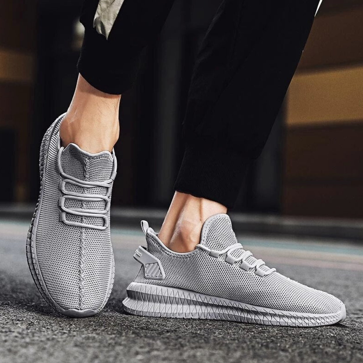 CushionRun | Orthopedische herensneakers - Ademend, lichtgewicht, comfortabele sportschoenen met demping