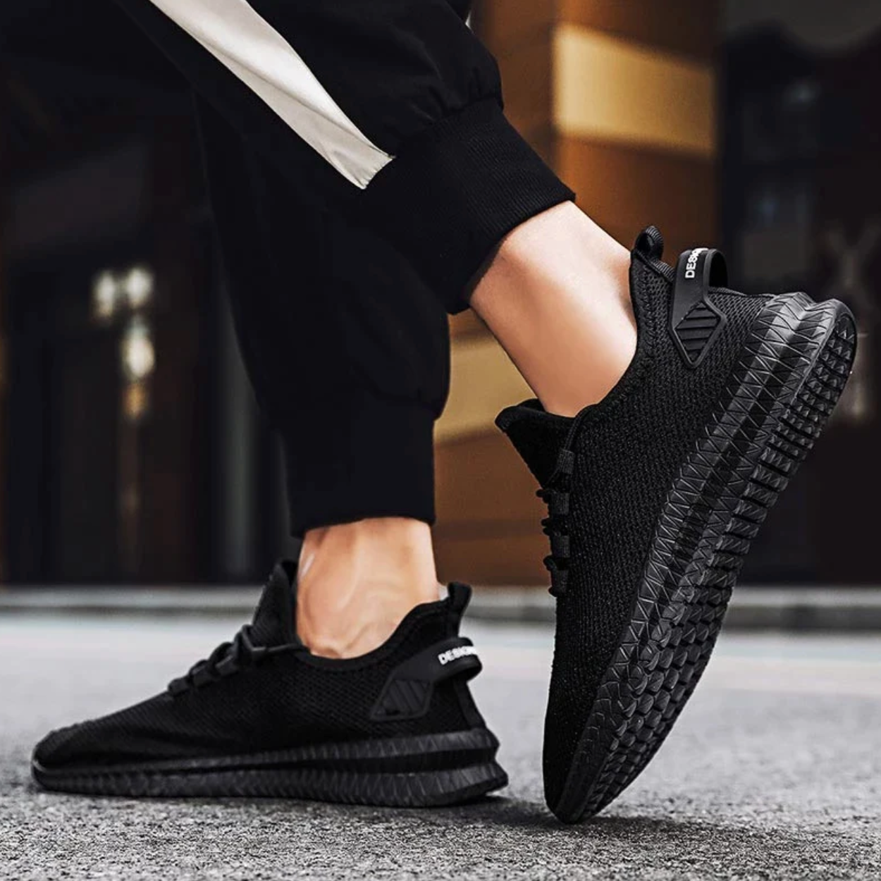 CushionRun | Orthopedische herensneakers - Ademend, lichtgewicht, comfortabele sportschoenen met demping