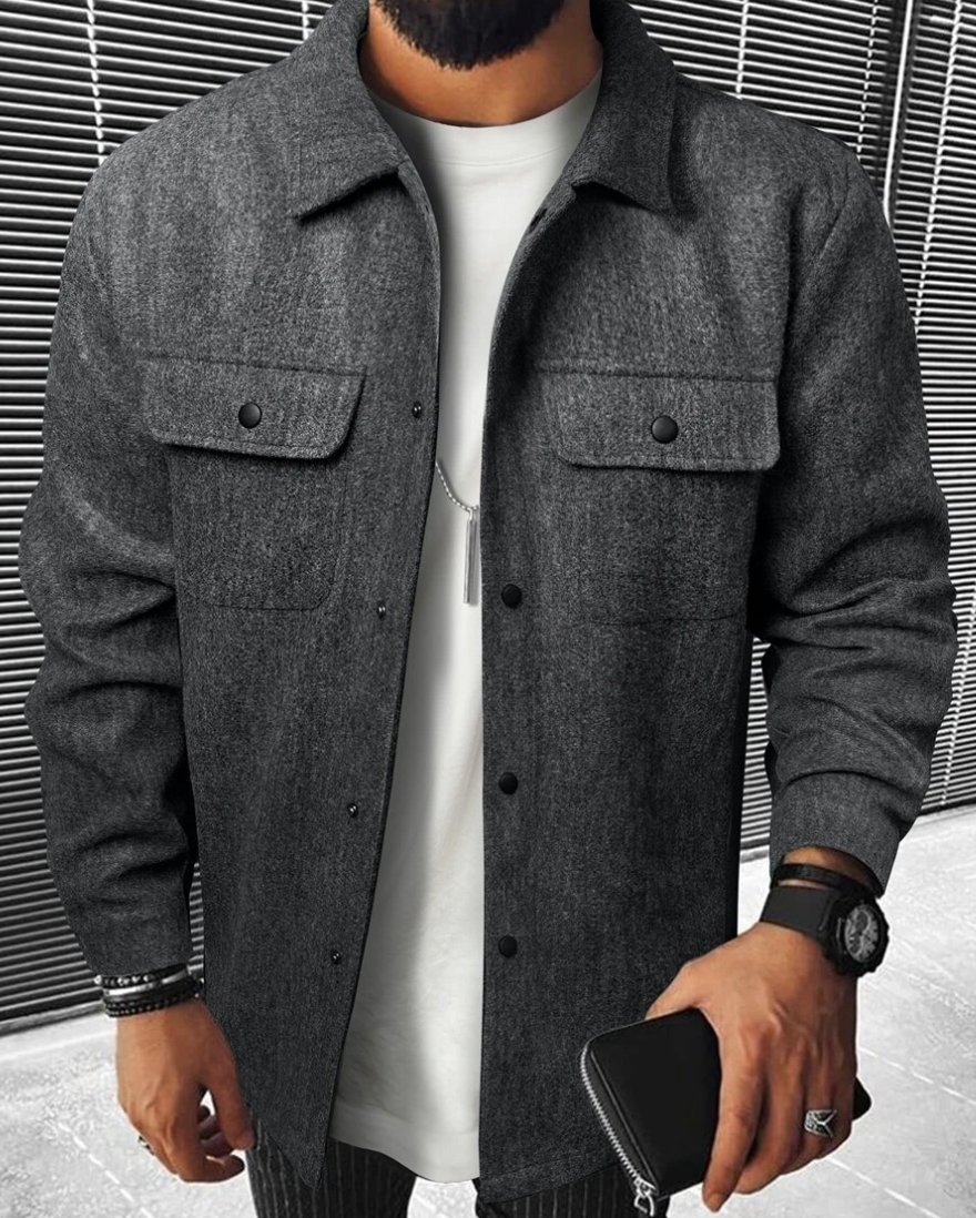 Sylric | Warme herenoverhemd met lange mouwen - Casual Flanellen Overhemd, Zachte Knusse Stof