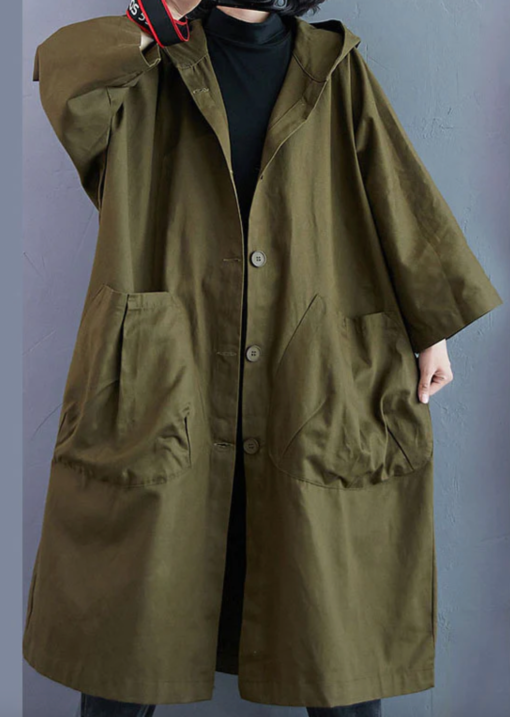 Noelia | Oversized herfstjas voor dames, lange warme casual jas, trendy bovenkleding