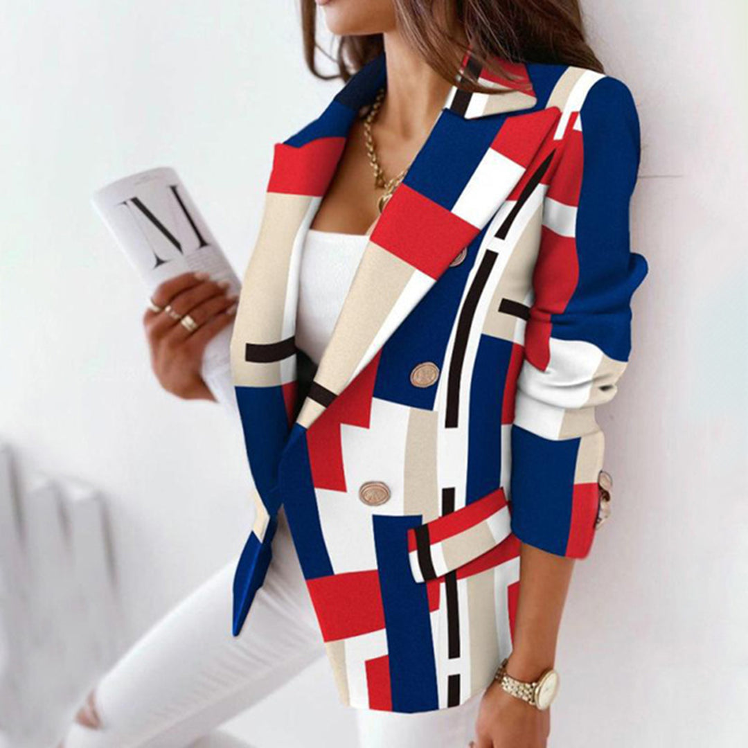 Callidora | Elegante bedrukte blazer voor dames - Stijlvol, comfortabele pasvorm