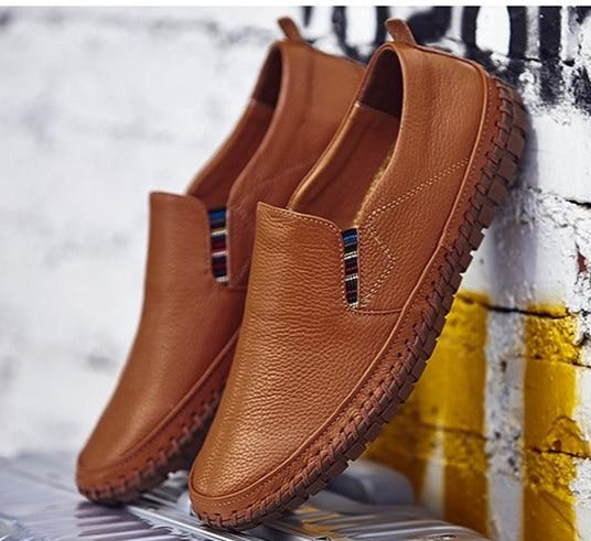 VeroStep | Orthopedische Leren Herenschoenen - Platte Casual Comfort Schoenen