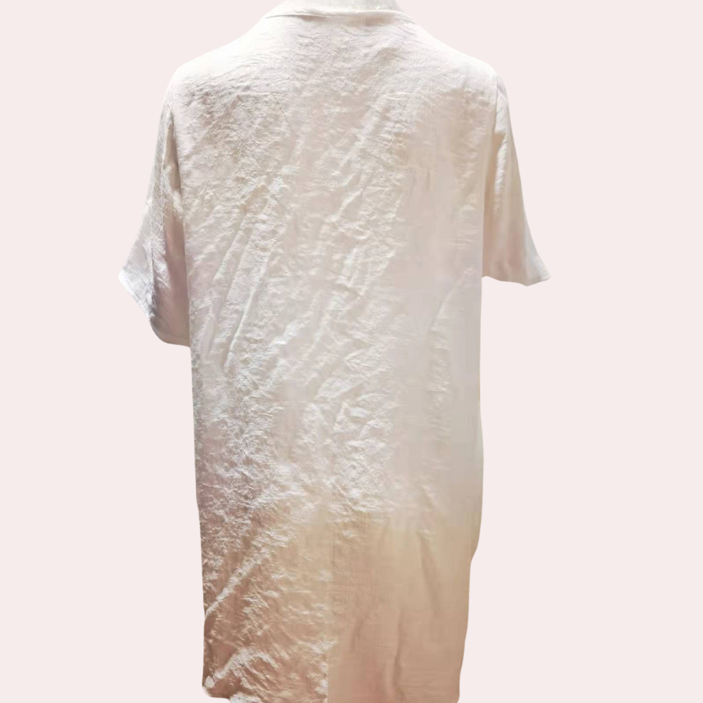 Mayra | Ademende losse casual midi-jurk voor dames - comfortabele, relaxte pasvorm