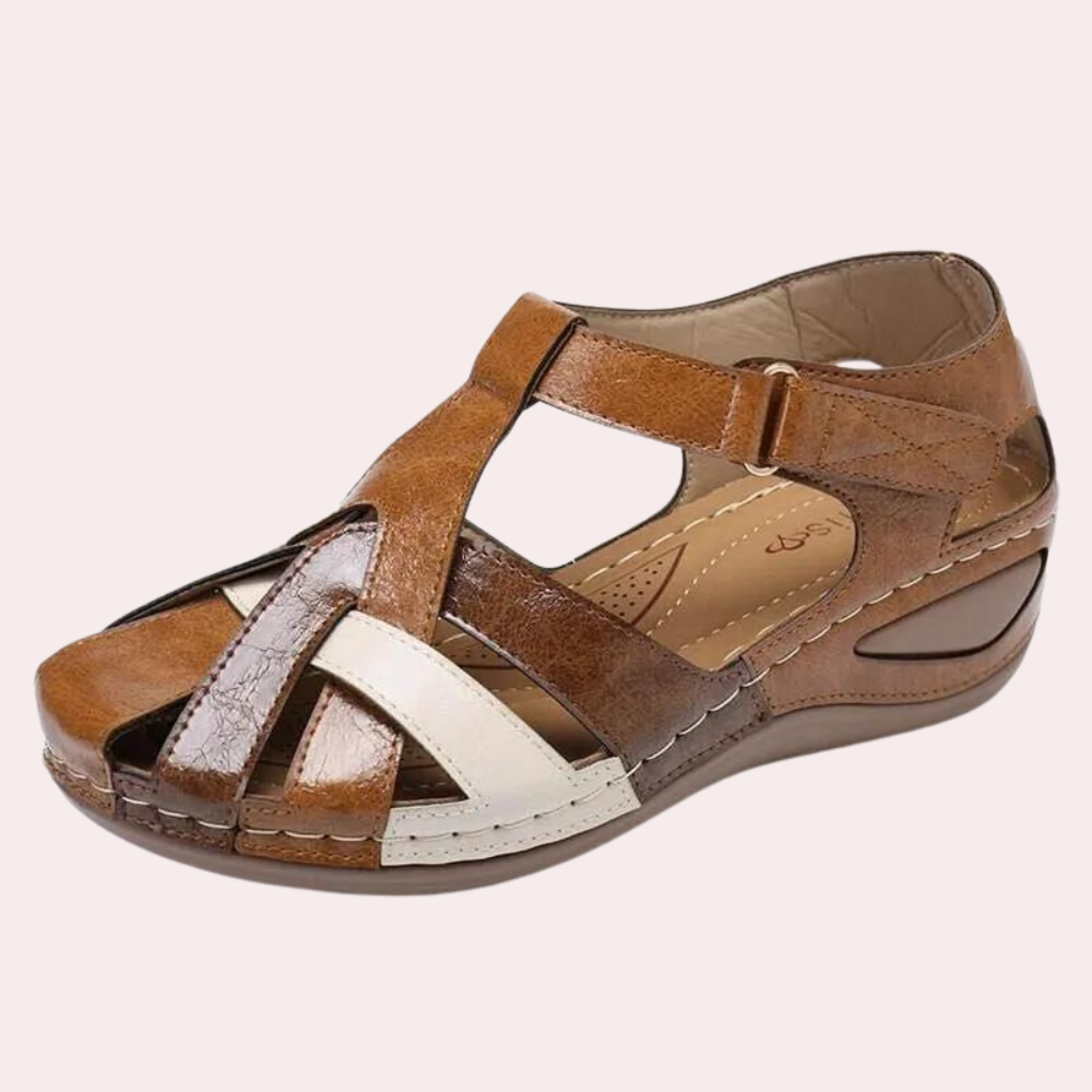 MediStep | Orthopedische Leren Sandalen - Comfortabel, Verstelbare Riemen, Steunzolen