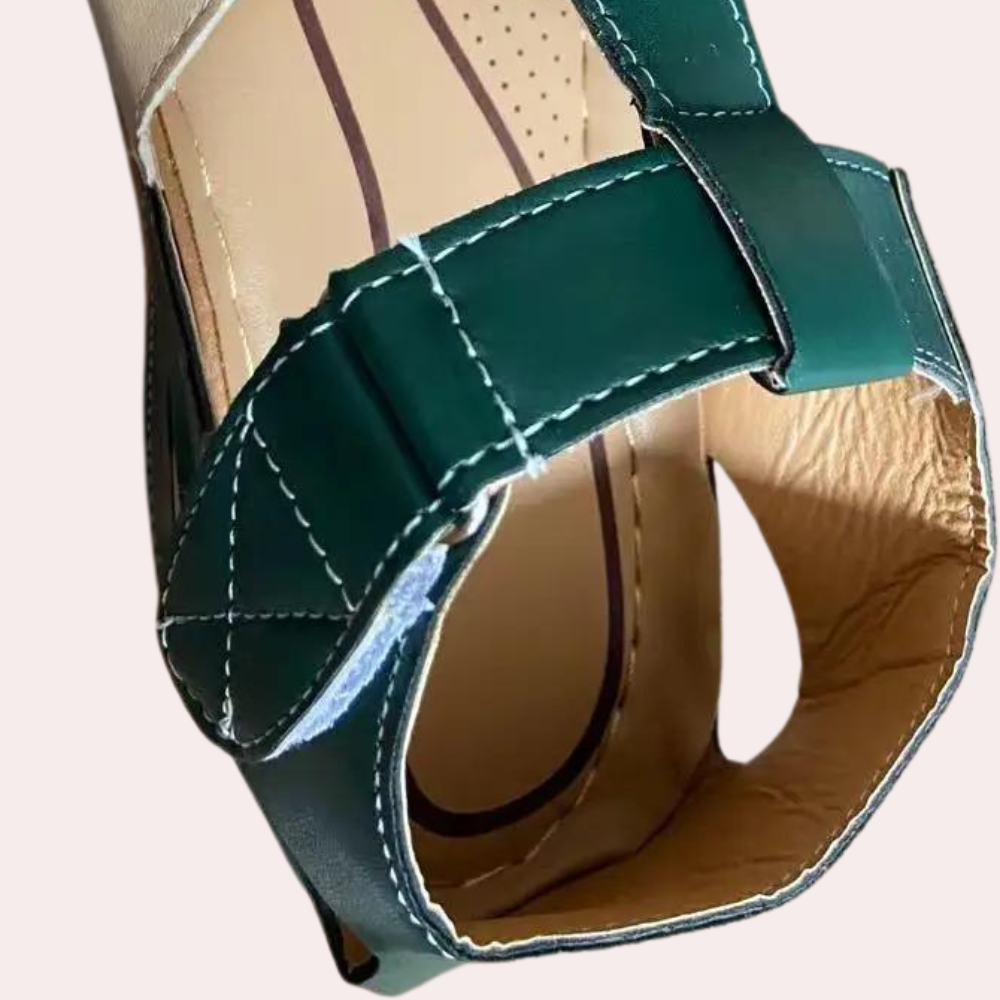MediStep | Orthopedische Leren Sandalen - Comfortabel, Verstelbare Riemen, Steunzolen