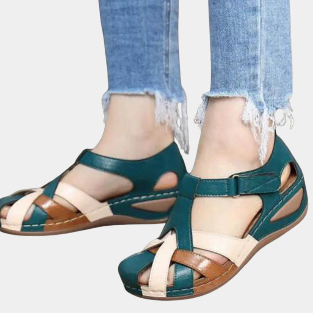 MediStep | Orthopedische Leren Sandalen - Comfortabel, Verstelbare Riemen, Steunzolen