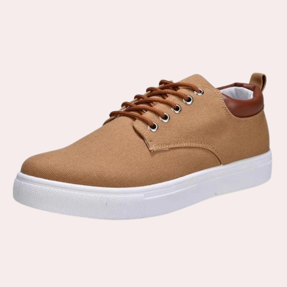 Urbanox | Heren Lage Top Canvas Sneakers - Lichtgewicht Casual Veterschoenen