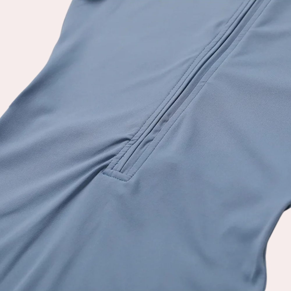 Helka | Slim Fit Sport-jumpsuit met lange mouwen voor dames - Stijlvolle actieve kleding