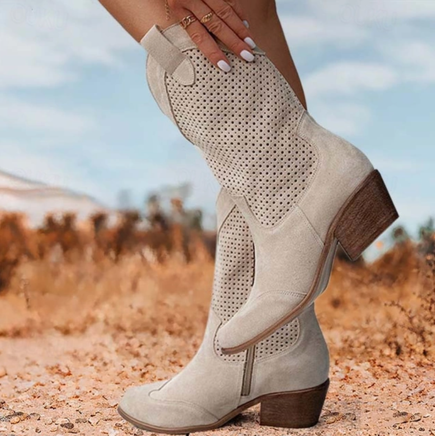 Cybil | Cowboylaarzen voor dames - Ademende westernlaarzen voor comfort en stijl