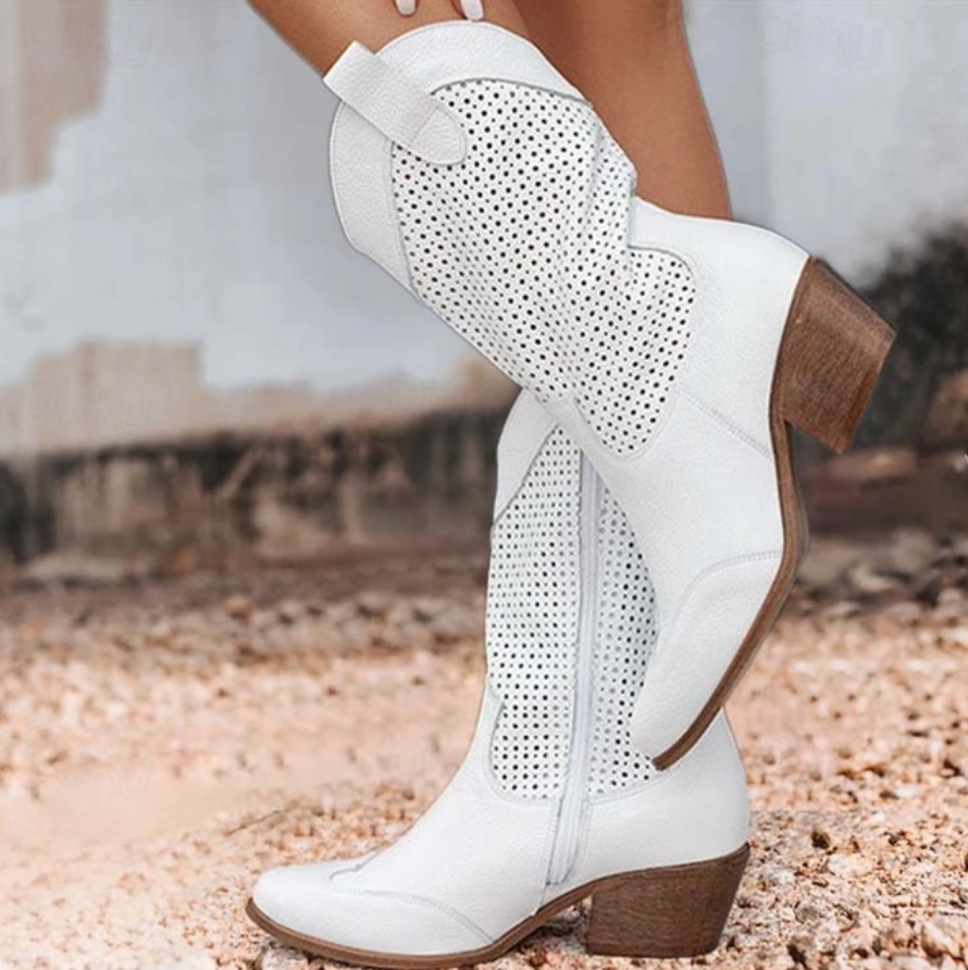 Cybil | Cowboylaarzen voor dames - Ademende westernlaarzen voor comfort en stijl