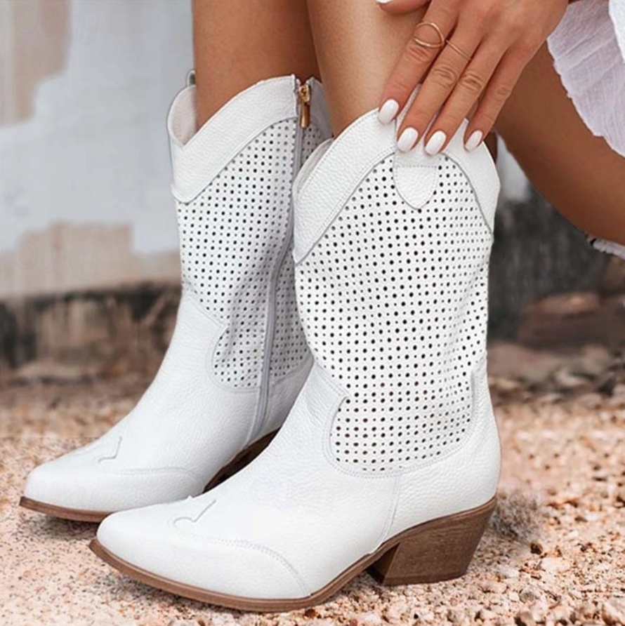 Cybil | Cowboylaarzen voor dames - Ademende westernlaarzen voor comfort en stijl