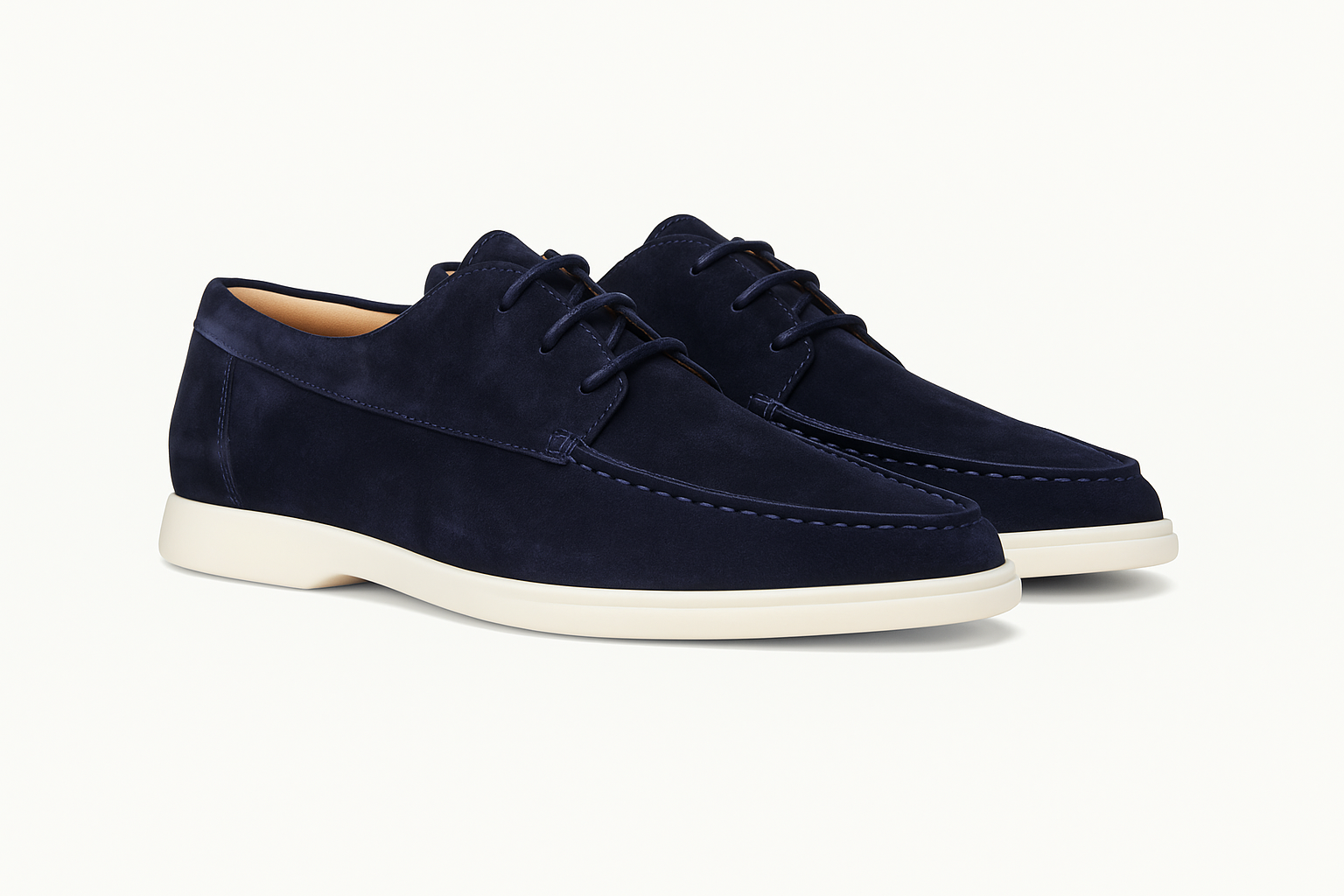 Edvard | Suède herenschoenen - Veterschoenen, Zachte Binnenzool, Lichtgewicht Comfort