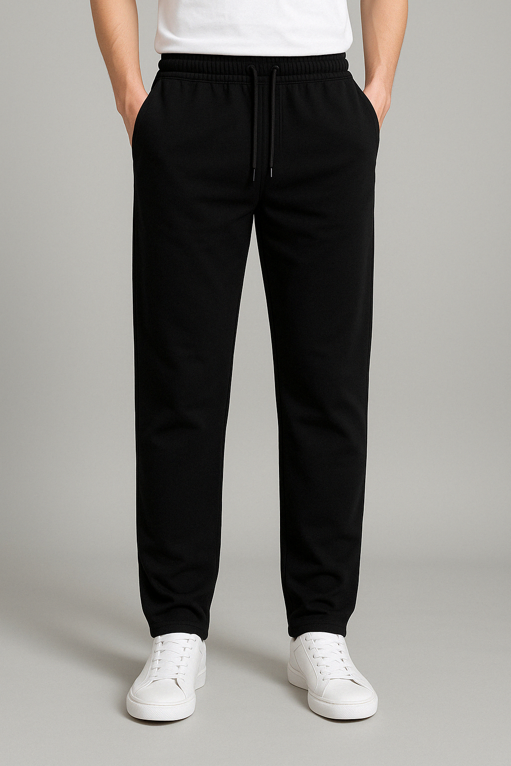 Syric | Katoenen joggingbroek voor heren - Ademende Slim Fit Sweatbroek met koord in de taille