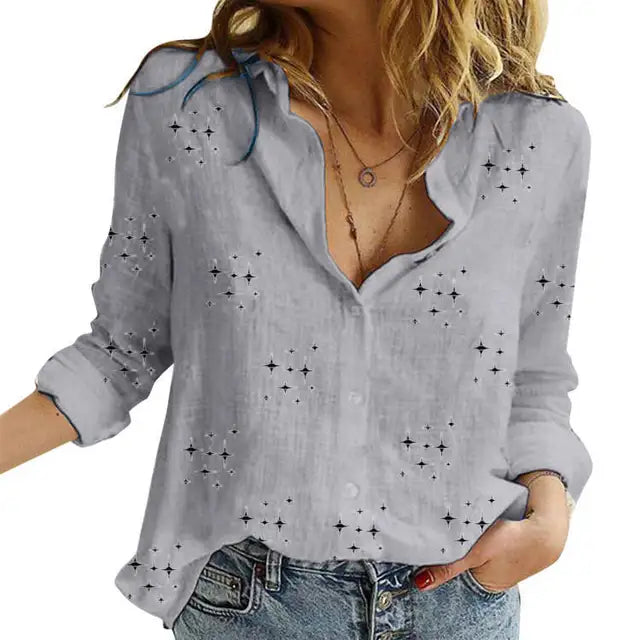 Vela | Dameshemd met knoopsluiting - Elegante en comfortabele top