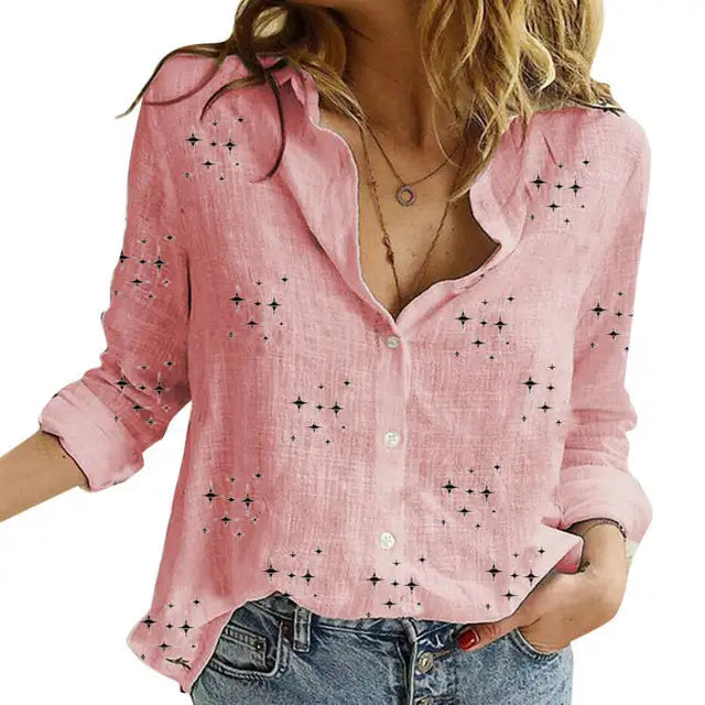 Vela | Dameshemd met knoopsluiting - Elegante en comfortabele top