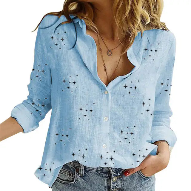 Vela | Dameshemd met knoopsluiting - Elegante en comfortabele top