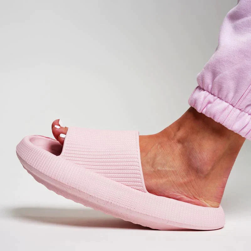 PuffWalk | Traagschuim teenslippers - Zachte en ondersteunende sandalen van marshmallow
