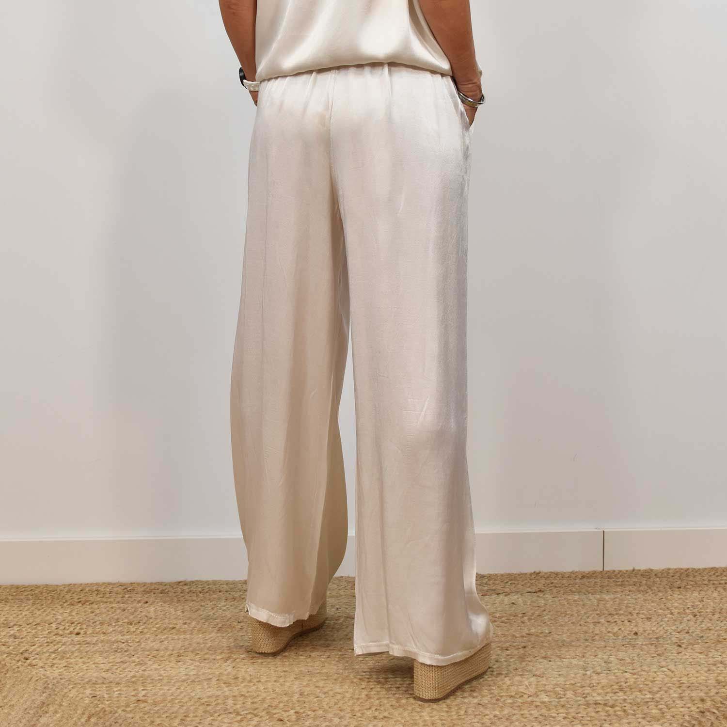 Gioia | Elegante Satijnen Outfit Set voor Dames - Relaxte pasvorm