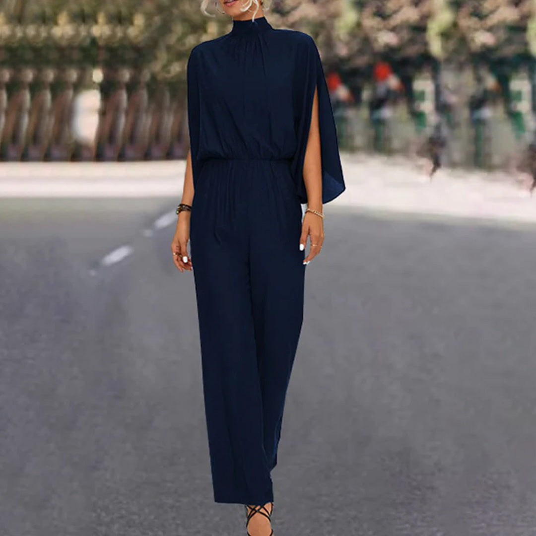 Eszter | Classy Jumpsuit met wijde pijpen en vleermuismouwen - Elegante damesmode