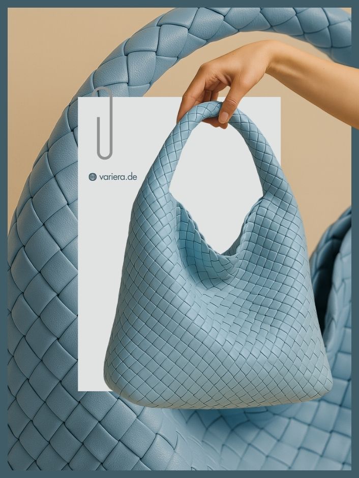 Luxora | Zachte leren bucket bag voor dames – Handgemaakte geweven luxe schoudertas