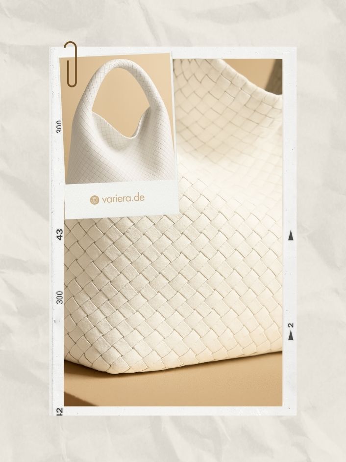 Luxora | Zachte leren bucket bag voor dames – Handgemaakte geweven luxe schoudertas