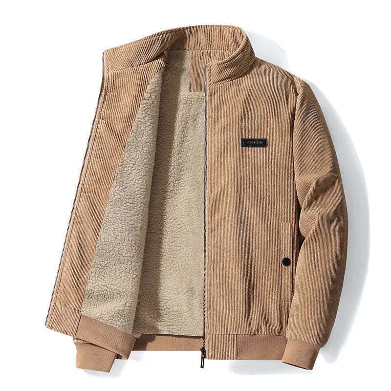 Oronzo | Winterjas voor heren met zachte voering – Warme, casual outdoorjas voor koud weer