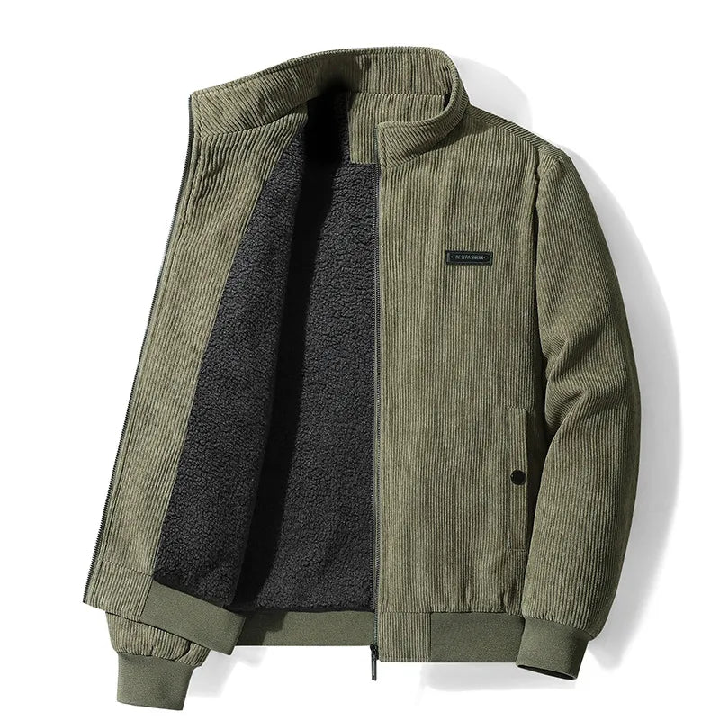 Oronzo | Winterjas voor heren met zachte voering – Warme, casual outdoorjas voor koud weer