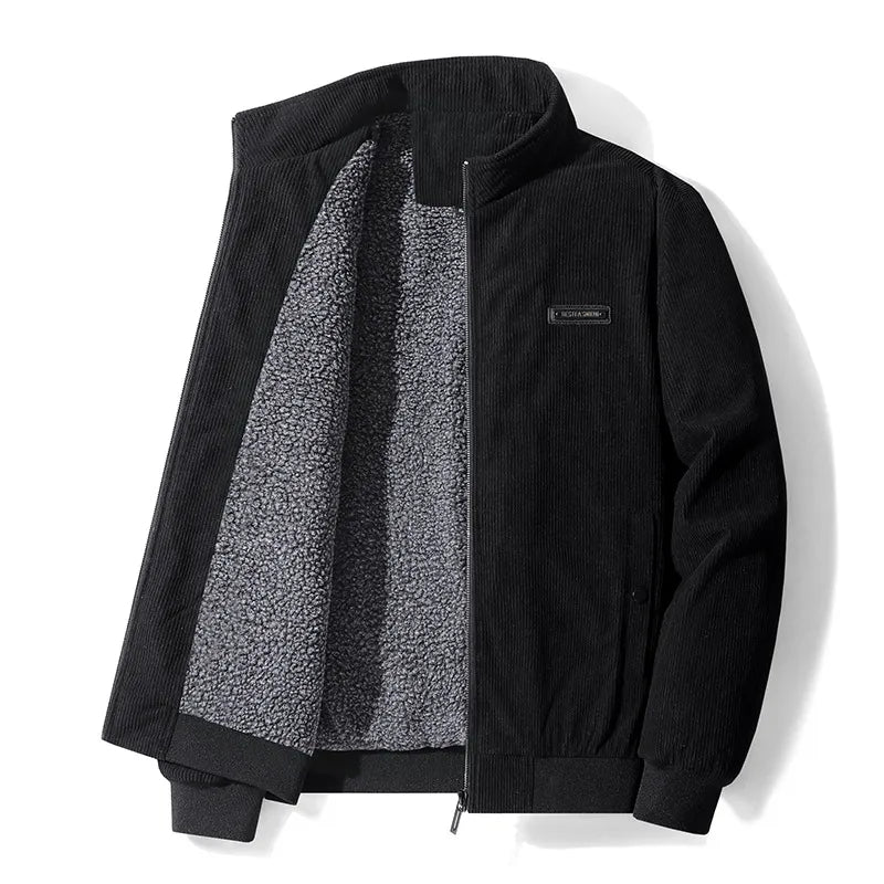 Oronzo | Winterjas voor heren met zachte voering – Warme, casual outdoorjas voor koud weer