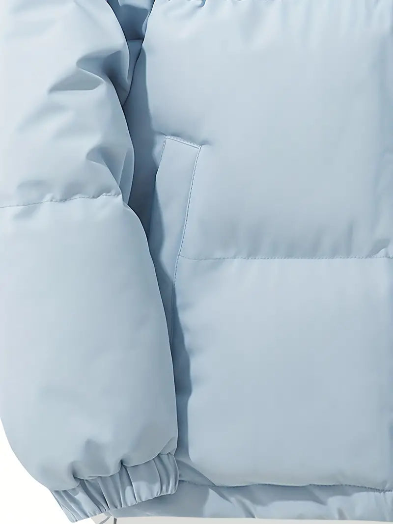 Lovise | Chique gewatteerde jas met capuchon voor dames, warme geïsoleerde bovenkleding