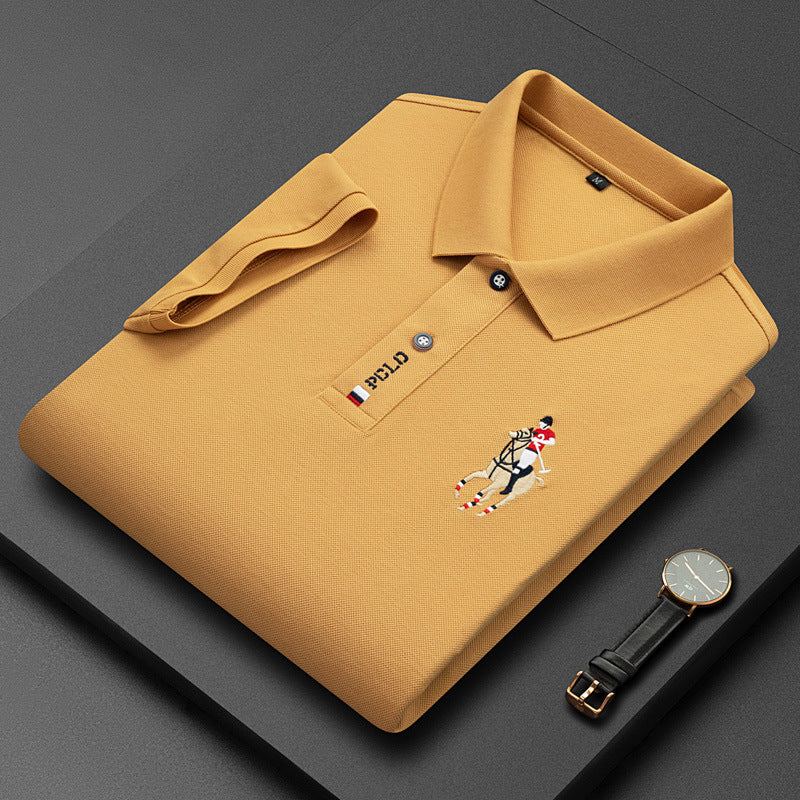 Quaric | Elegant casual poloshirt voor heren – Ademend katoen, korte mouwen, perfect voor werk en vrije tijd