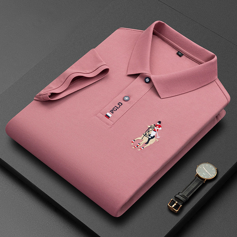 Quaric | Elegant casual poloshirt voor heren – Ademend katoen, korte mouwen, perfect voor werk en vrije tijd