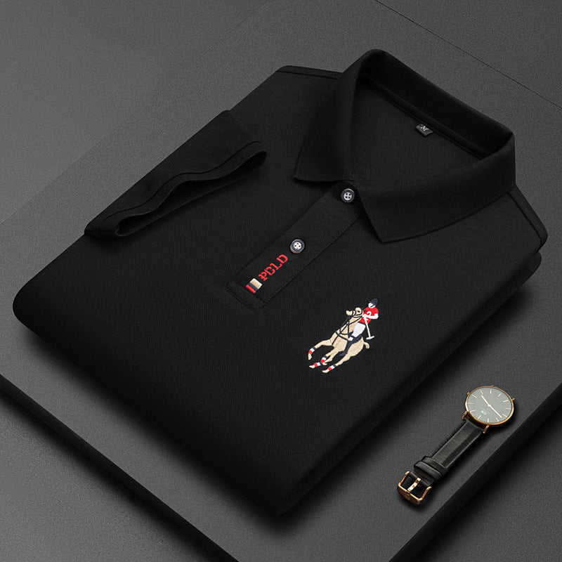 Quaric | Elegant casual poloshirt voor heren – Ademend katoen, korte mouwen, perfect voor werk en vrije tijd
