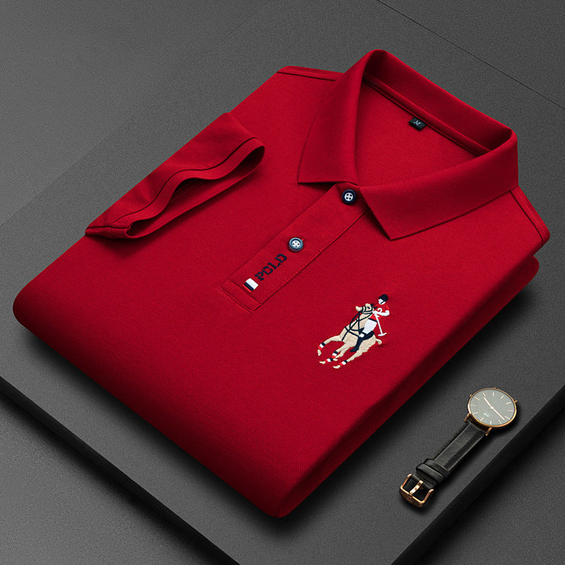 Quaric | Elegant casual poloshirt voor heren – Ademend katoen, korte mouwen, perfect voor werk en vrije tijd