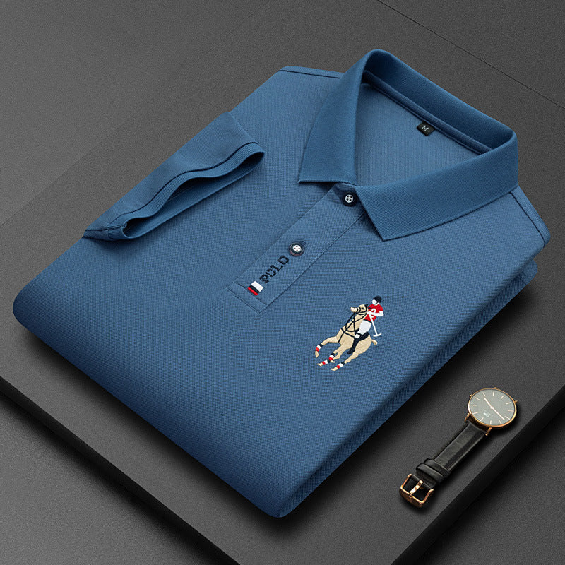 Quaric | Elegant casual poloshirt voor heren – Ademend katoen, korte mouwen, perfect voor werk en vrije tijd