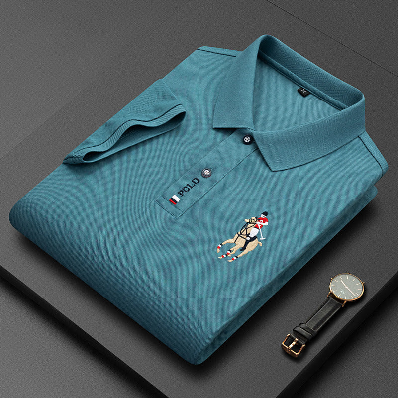 Quaric | Elegant casual poloshirt voor heren – Ademend katoen, korte mouwen, perfect voor werk en vrije tijd