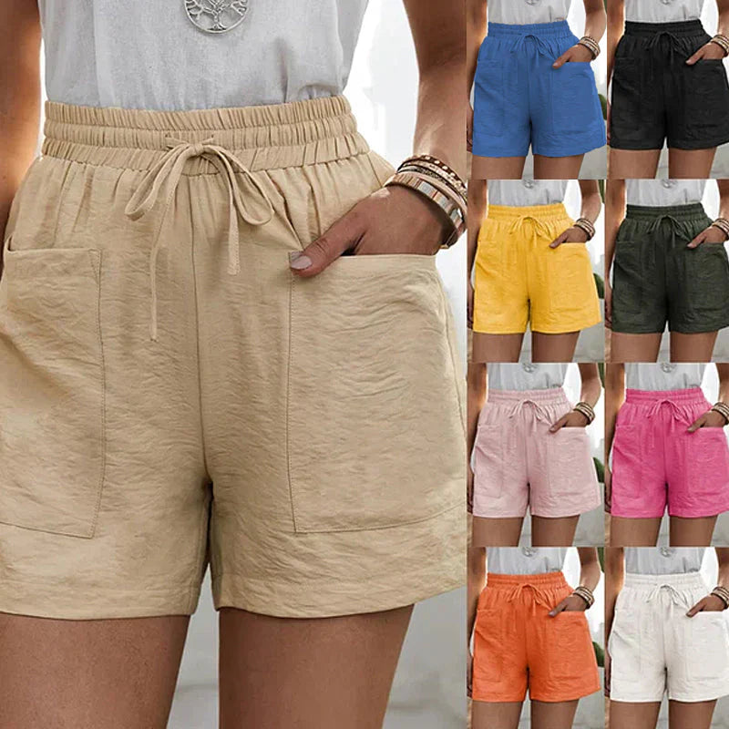 Alya | Casual Shorts voor dames - Lichtgewicht, ademend, hoge taille