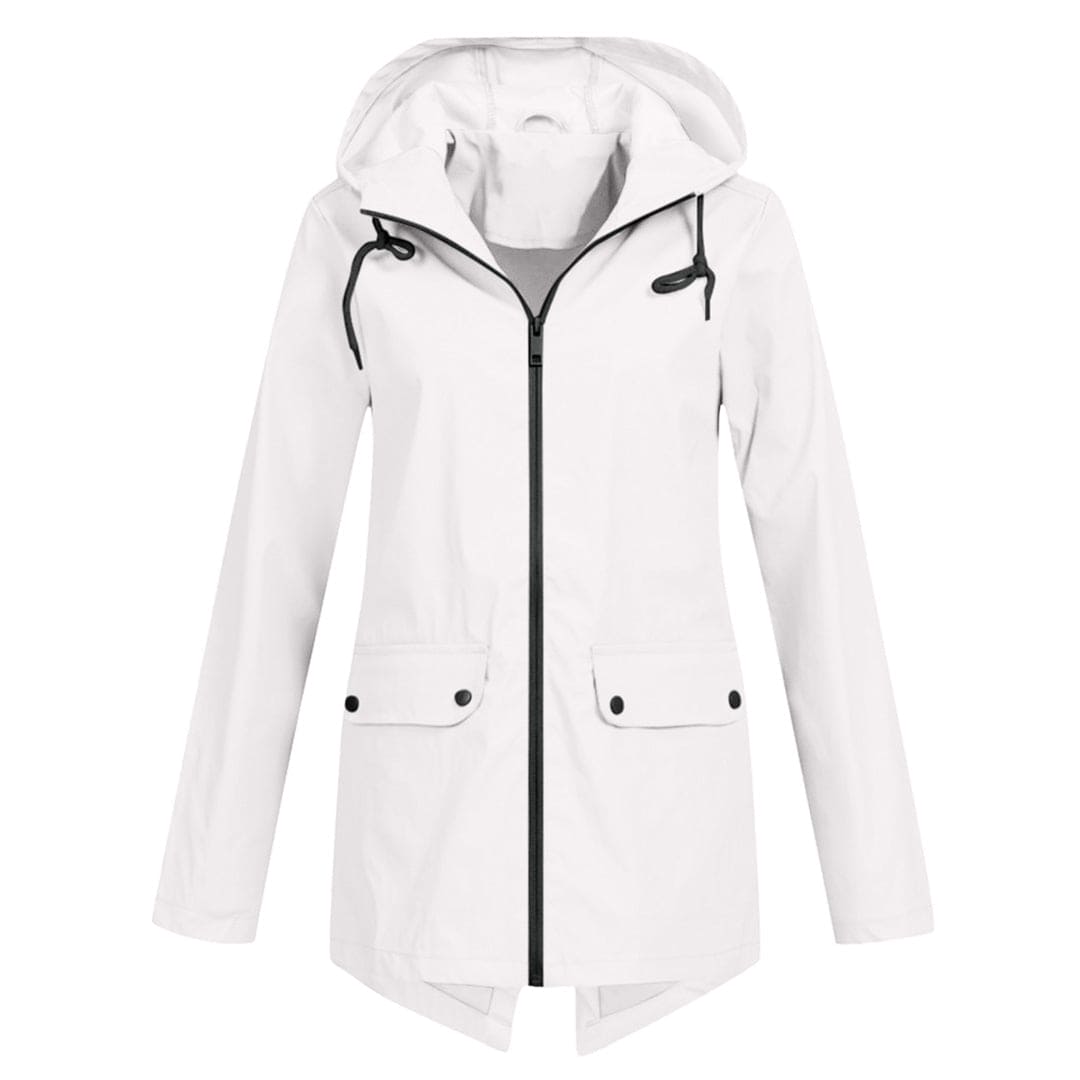 Helmina | Waterdichte windjack met capuchon voor dames – Lichtgewicht regenjas voor wandelen