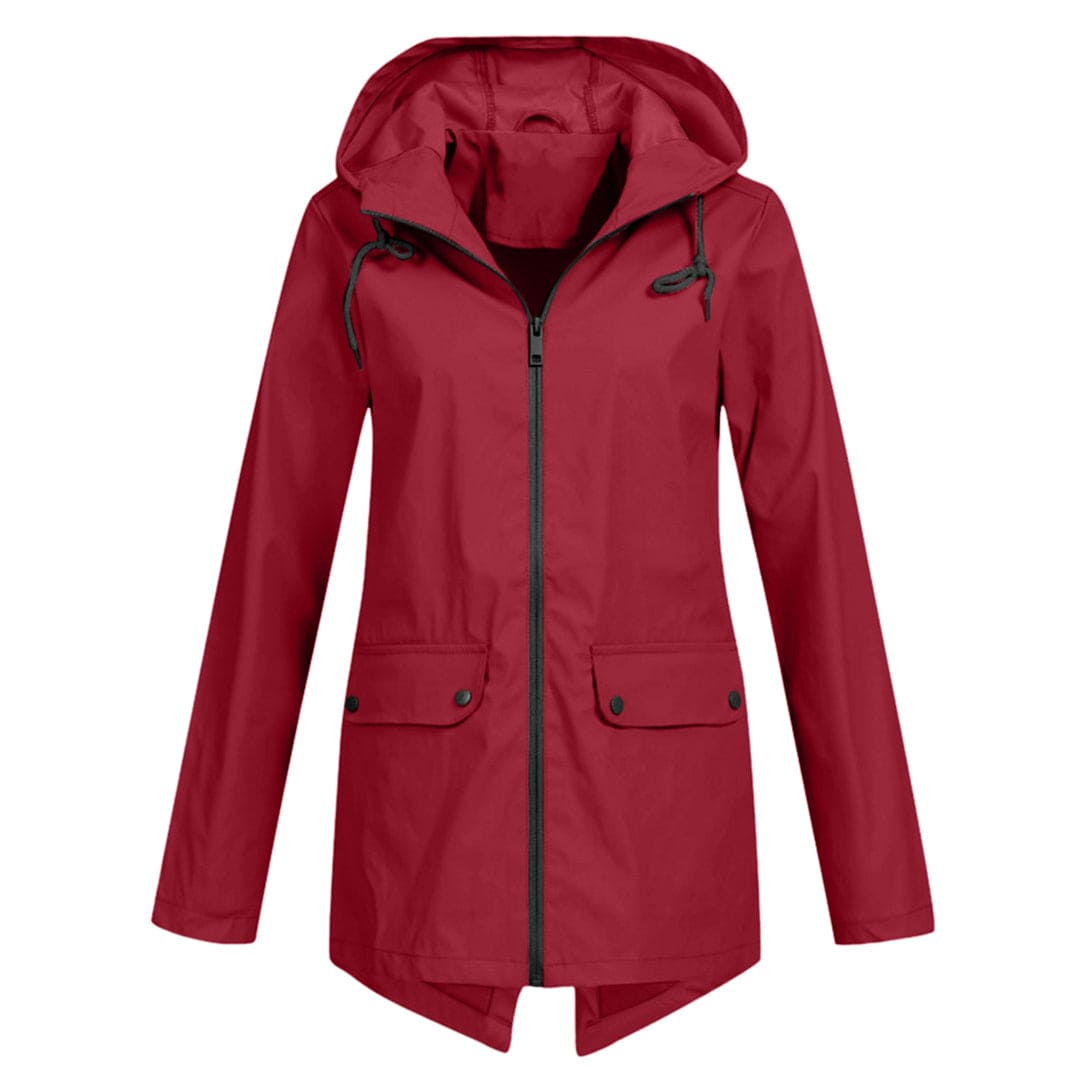 Helmina | Waterdichte windjack met capuchon voor dames – Lichtgewicht regenjas voor wandelen