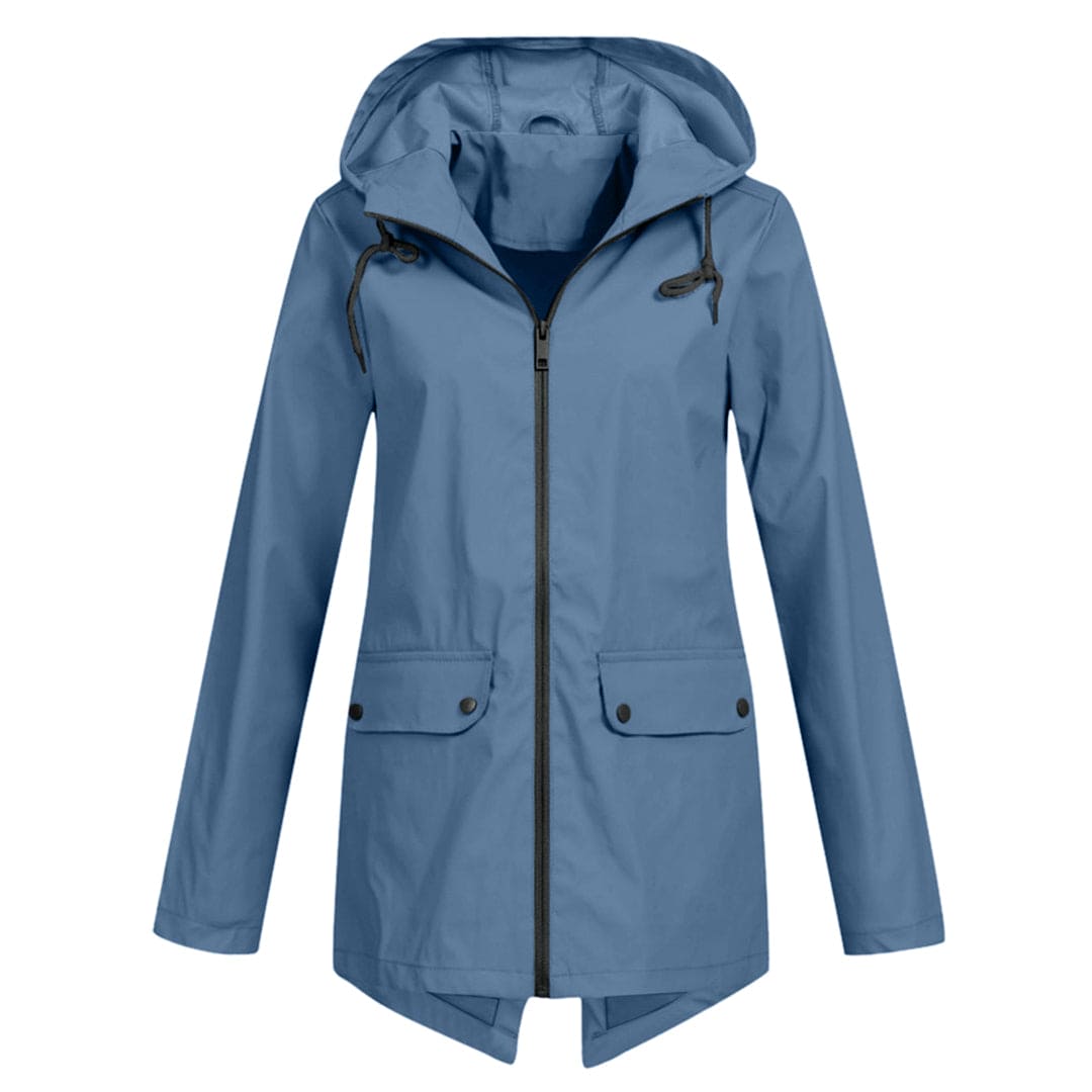 Helmina | Waterdichte windjack met capuchon voor dames – Lichtgewicht regenjas voor wandelen