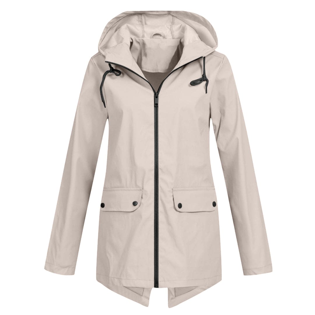 Helmina | Waterdichte windjack met capuchon voor dames – Lichtgewicht regenjas voor wandelen
