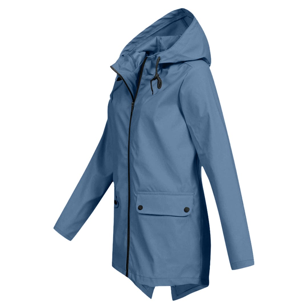Helmina | Waterdichte windjack met capuchon voor dames – Lichtgewicht regenjas voor wandelen